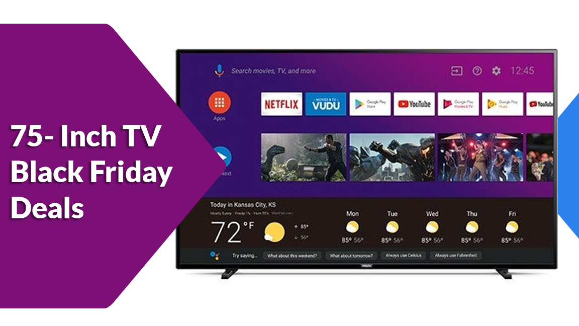 75 Inch TV Holiday Deals – Samsung, Hisense, Amazon Fire, and Much More